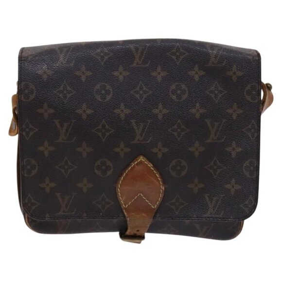 LOUIS VUITTON Monogram Cartouchiere GM Shoulder Bag M51252 LV Auth - Picture 14 of 16